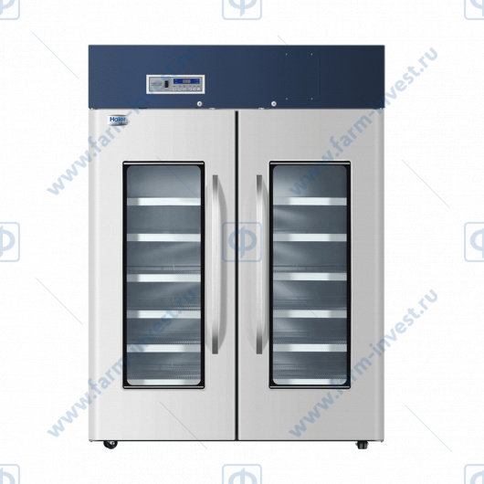 Холодильник фармацевтический Haier HYC-1378 (1378 л) с металлическими дверями со стеклянным окном