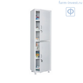 Шкаф медицинский ПРОМЕТ HILFE МД 1 1657/SS для хранения медикаментов