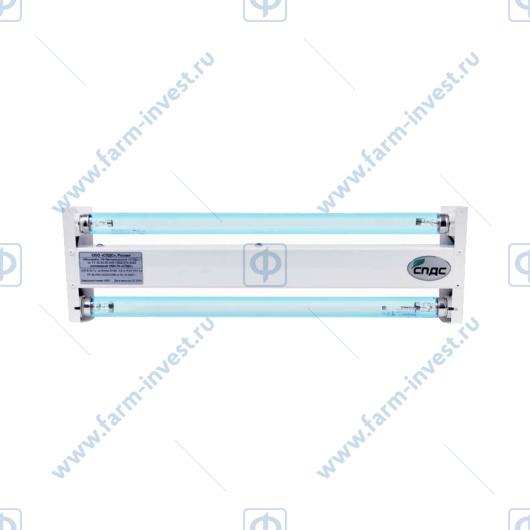 Облучатель бактерицидный ОБН-70-СПДС (2х15) настенный